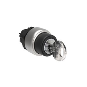 CABEZAL SELECTOR CON LLAVE, 2 POSICIONES FIJAS, PLASTICO, EXTRACCION 1 LADO, IP67 2715272 Lovato