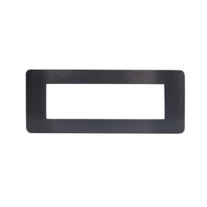 PLACA 7P NIQUEL NEGRO 4807402 Bticino
