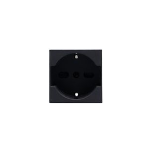 TOM UNIV 2P+T10/16A SCHUK NEGR 41405902 Bticino