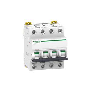 INTERRUPTOR TERMOMAGNETICO ACTI 9 IC60N, 4P, 25A, CURVA D, 10KA 75425159 Schneider Electric