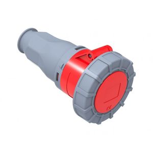 ENCHUFE INDUSTRIAL P67, LIBRE DE HALOGENOS, HEMBRA VOLANTE, 380V, 32A, 3P+T, BEMIS 6211035 FNX