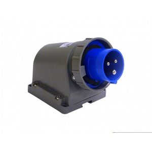 ENCHUFE INDUSTRIAL IP67, LIBRE DE HALOGENOS, MACHO SOBREPUESTO, 220V, 16A, 2P+T, BEMIS 6510235 FNX