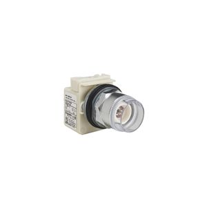 PULSADOR 30 MM METALICO CROMADO RASANTE ILUMINADO VERDE - 220V AC/DC 900116159 Schneider Electric