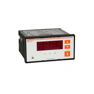 AMPERIMETRO DIGITAL TRIFASICO EMPOTRABLE 96x48mm, CON RELE DE SALIDA, LOVATO DMK11R1 208924972 Lovato