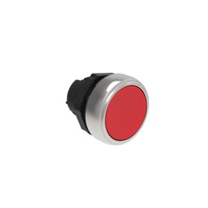 CABEZAL PULSADOR PLANO ROJO, CONTACTO MOMENTANEO, PLASTICO, IP67 2710472 Lovato