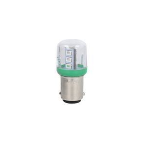 AMPOLLETA BA15D LED VERDE 230 A 240VCA 40242472 Lovato