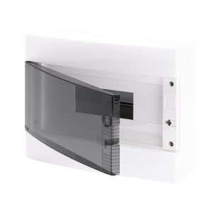 TABLERO SOBRE PUESTO 12 MODULOS IP40 PUERTA FUME 40045103 Gewiss