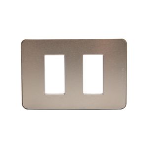 PLACA 1+1P PERLA 48030502 Bticino