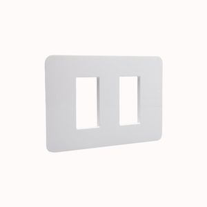 PLACA 1+1P BLANCO 480354202 Bticino