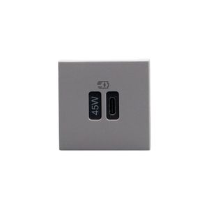 CARGADOR USB C PD 2M GRIS 429456102 Bticino