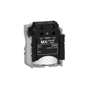Bobina de disparo MX 24V AC para interruptores ComPacT NSX100–630 42938459 Schneider Electric