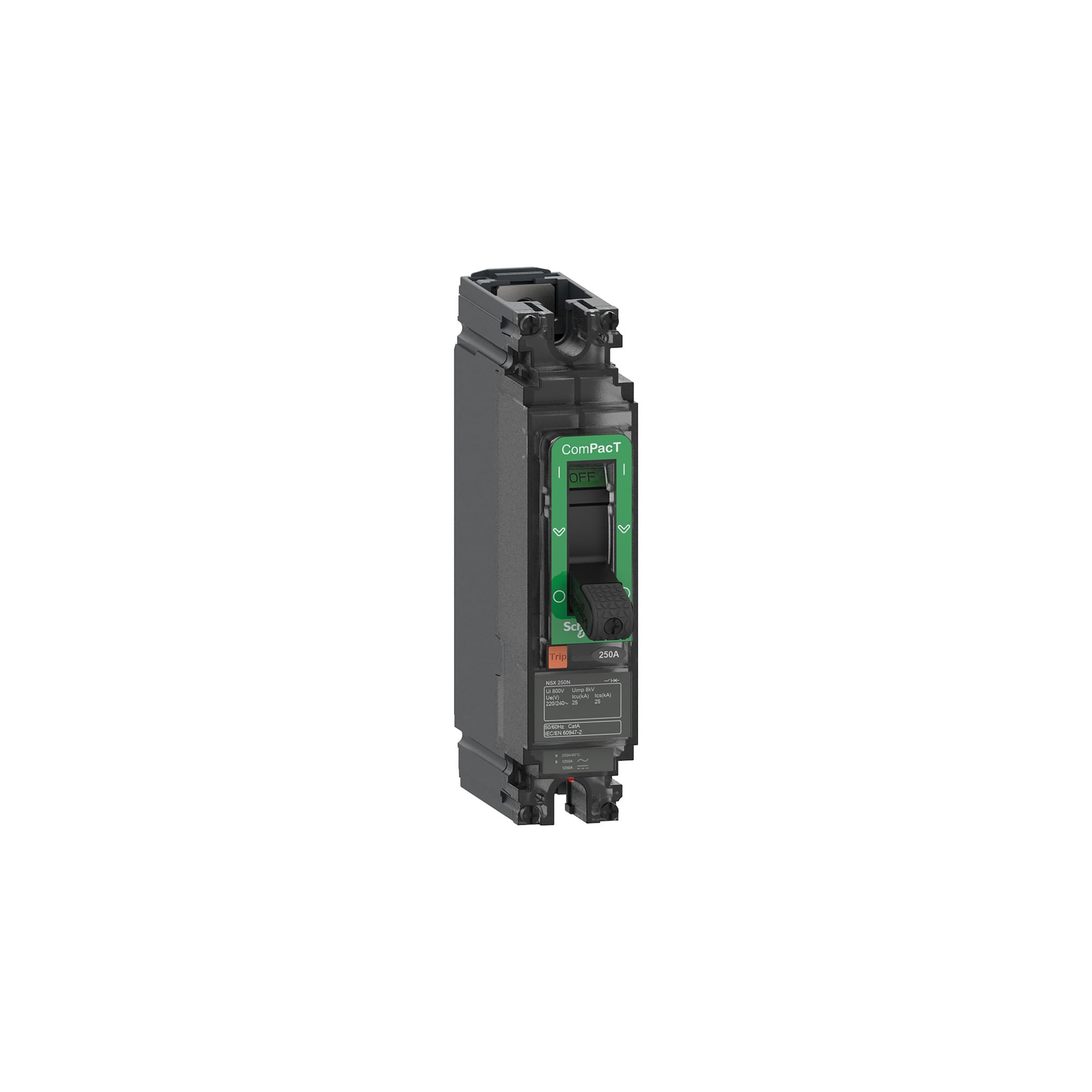 Interruptor Automático ComPacT M AC/DC TMD25 Regulable 1825A 1P1D