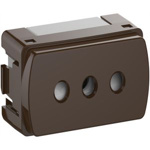 Toma Corriente Miluz 10a 2p+T Cafe 7022503 Schneider Electric