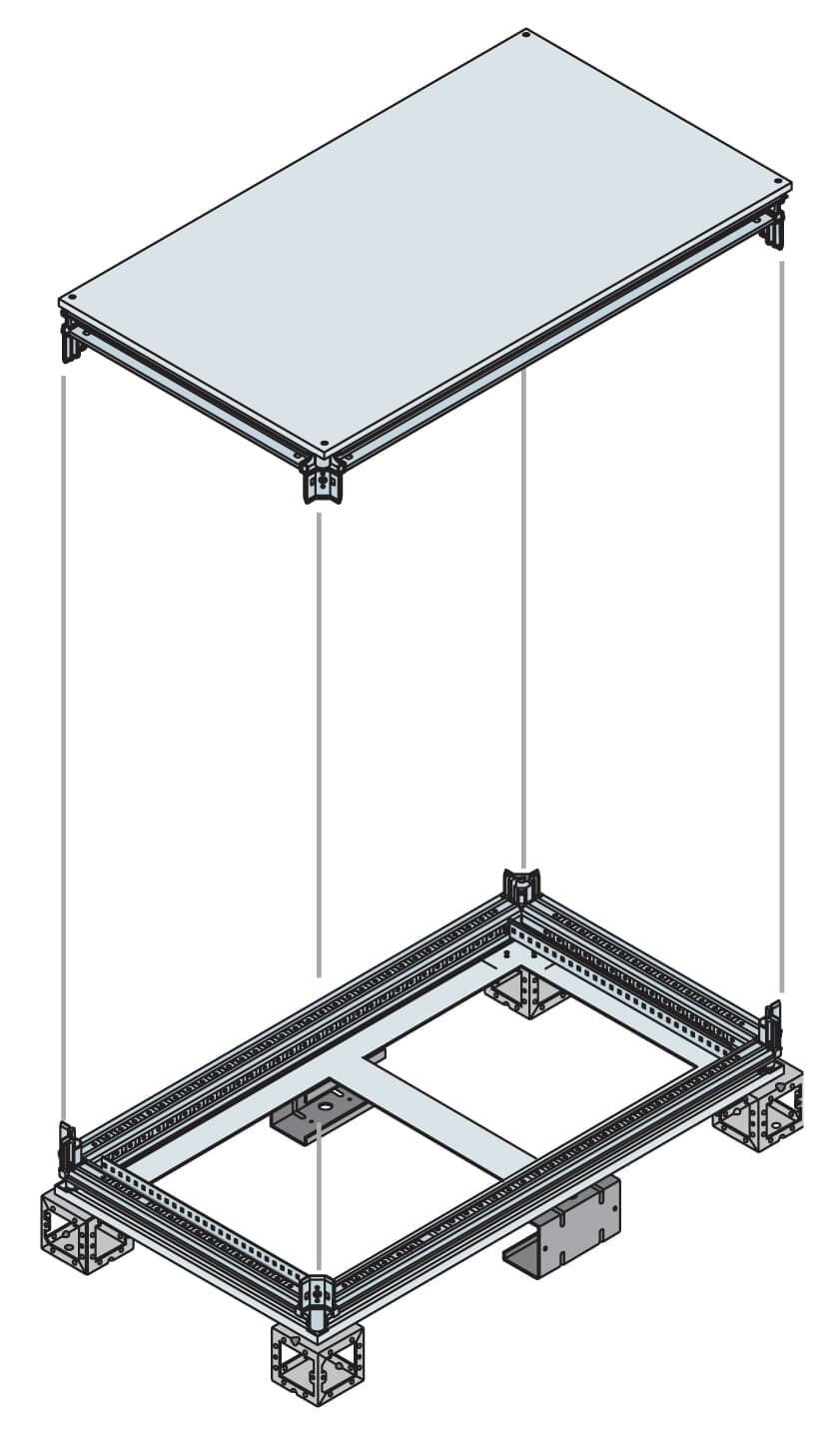 BASE/TECHO 1200X800MM (AXP) 1175128085 ABB