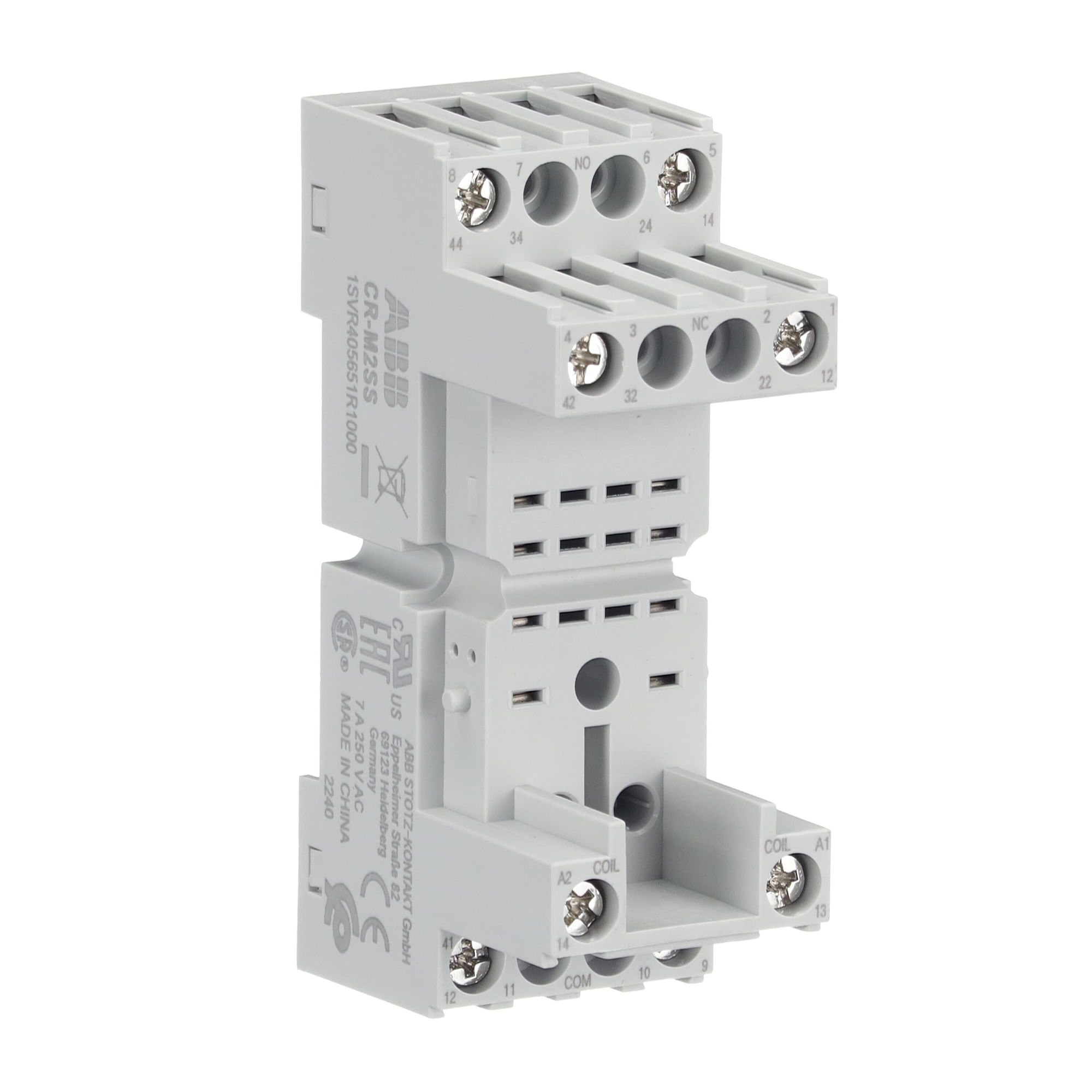 BASE ESTANDAR PARA 2 CONTACTOS CR-M2SS 22046885 ABB