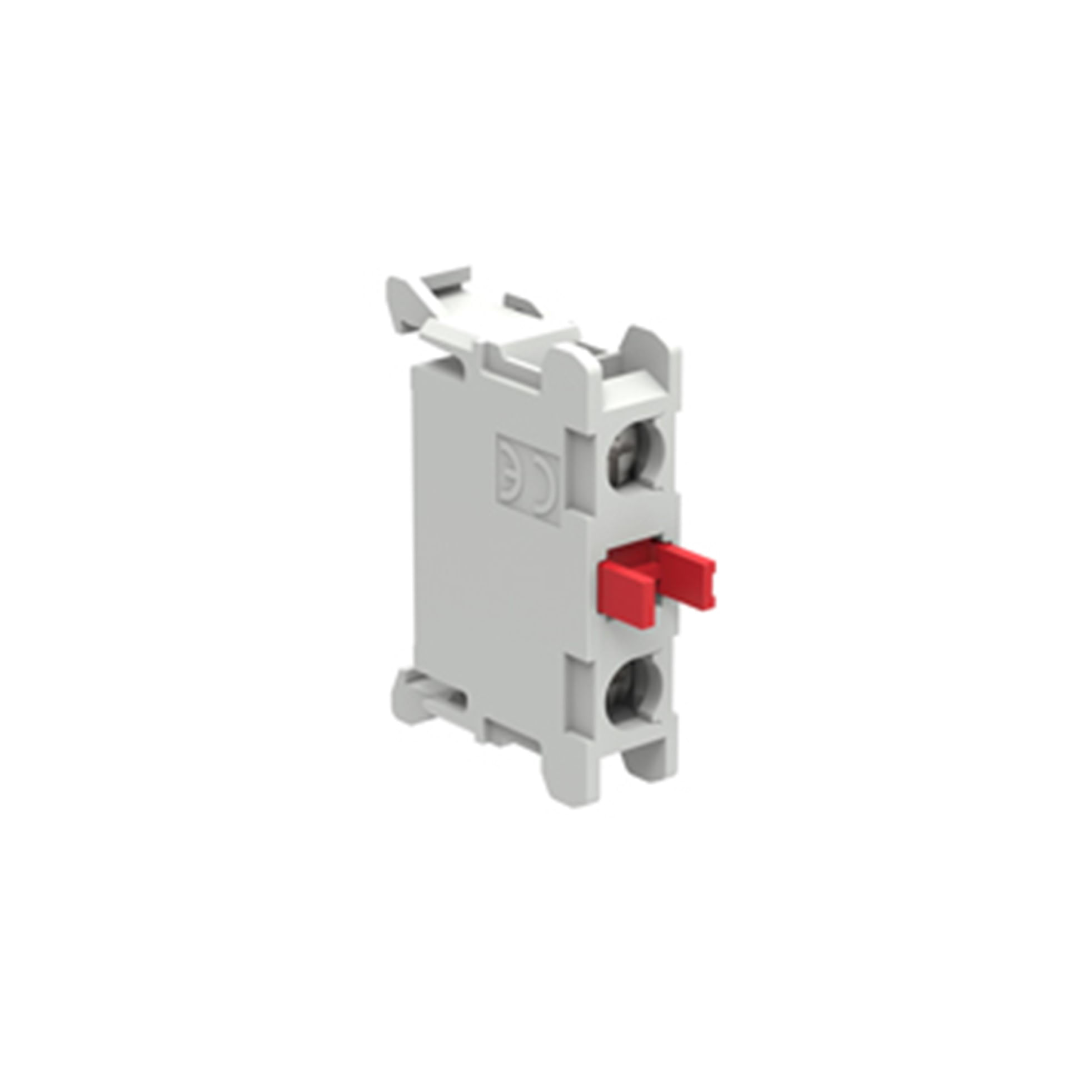 BLOCK CONTACTO AUXILIAR 1NC ROJO SERIE PLASTICA MONTAJE PARA CAJA LPZ 2462872 Lovato